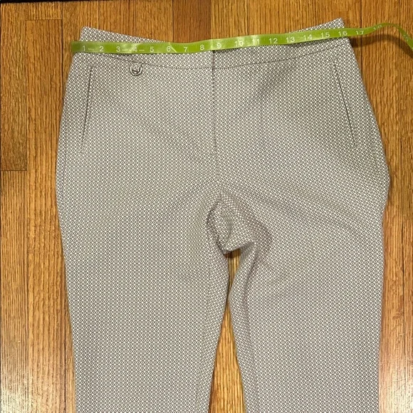 Adrianna Papell Taupe Geometric Pants - Picture 6 of 11